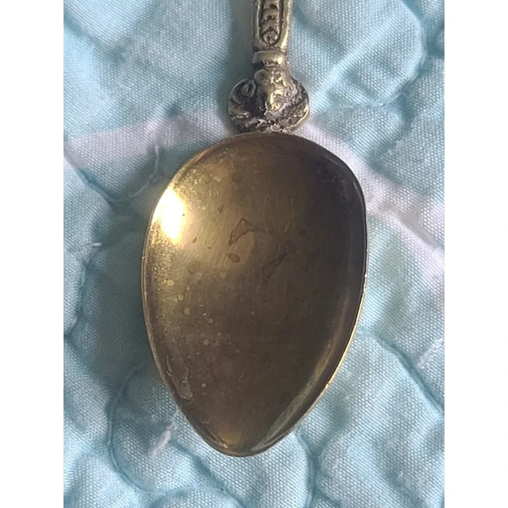 Italy Italian Vintage Souvenir Spoon Collectible Montagnani Brass Good Clean VGC